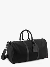 Kiton Men's Nylon Duffel Bag Black