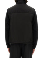 Gucci Men's Nylon GG Vest Black, view 3