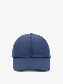 Kiton Men's Nylon Hat Blue
