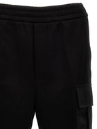 PRADA Nylon Insert Cargo Joggers Black, view 3