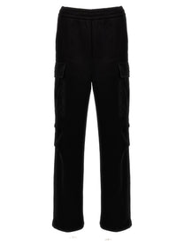 PRADA Nylon Insert Cargo Joggers Black