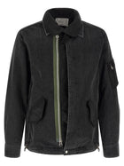 Sacai Nylon Insert Denim Jacket Black