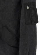 Sacai Nylon Insert Denim Jacket Black, view 5