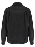 Sacai Nylon Insert Denim Jacket Black, view 3