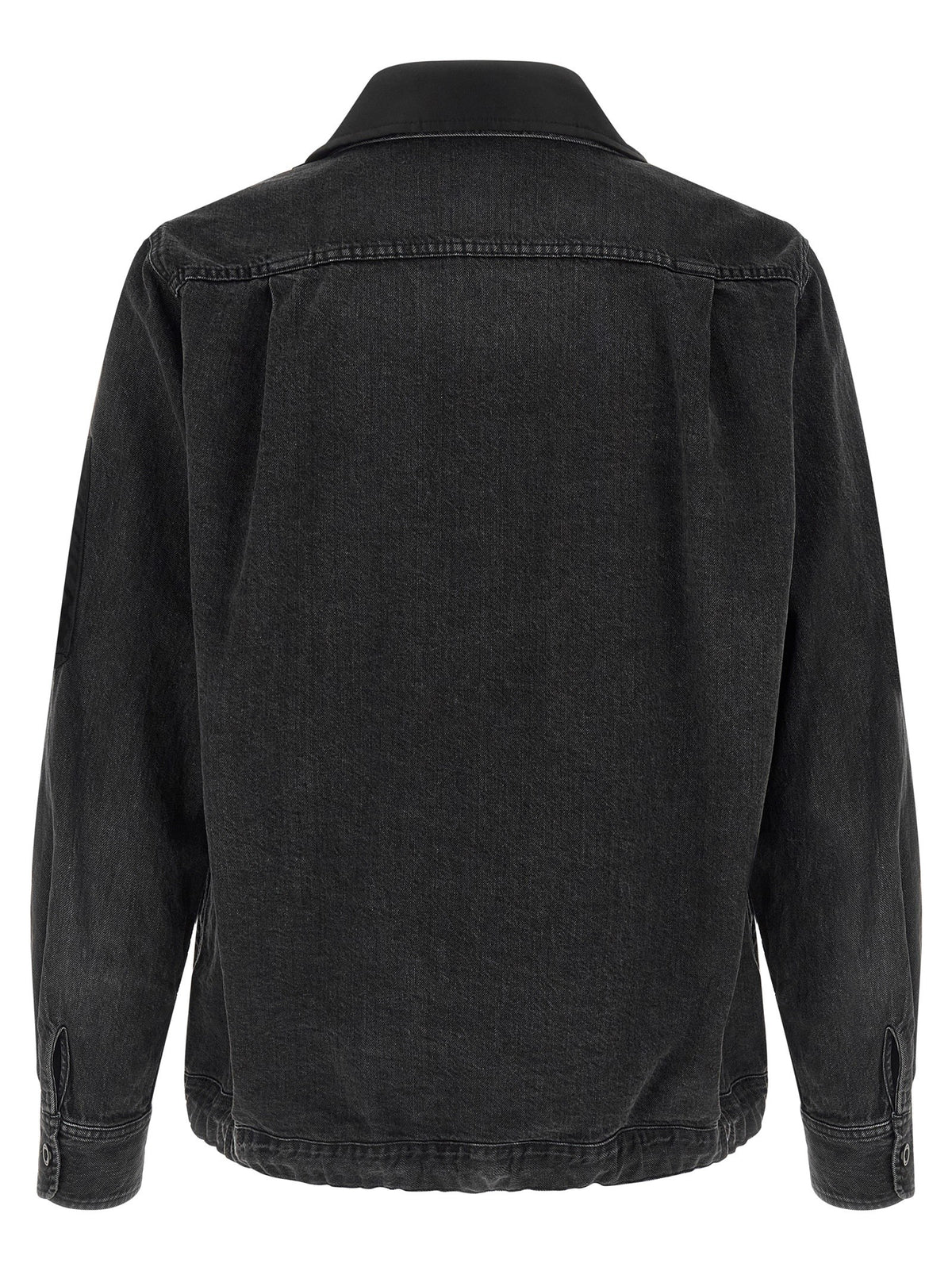 Sacai Nylon Insert Denim Jacket Black, view 3
