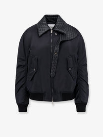 Bottega Veneta Women's Nylon Jacket Black