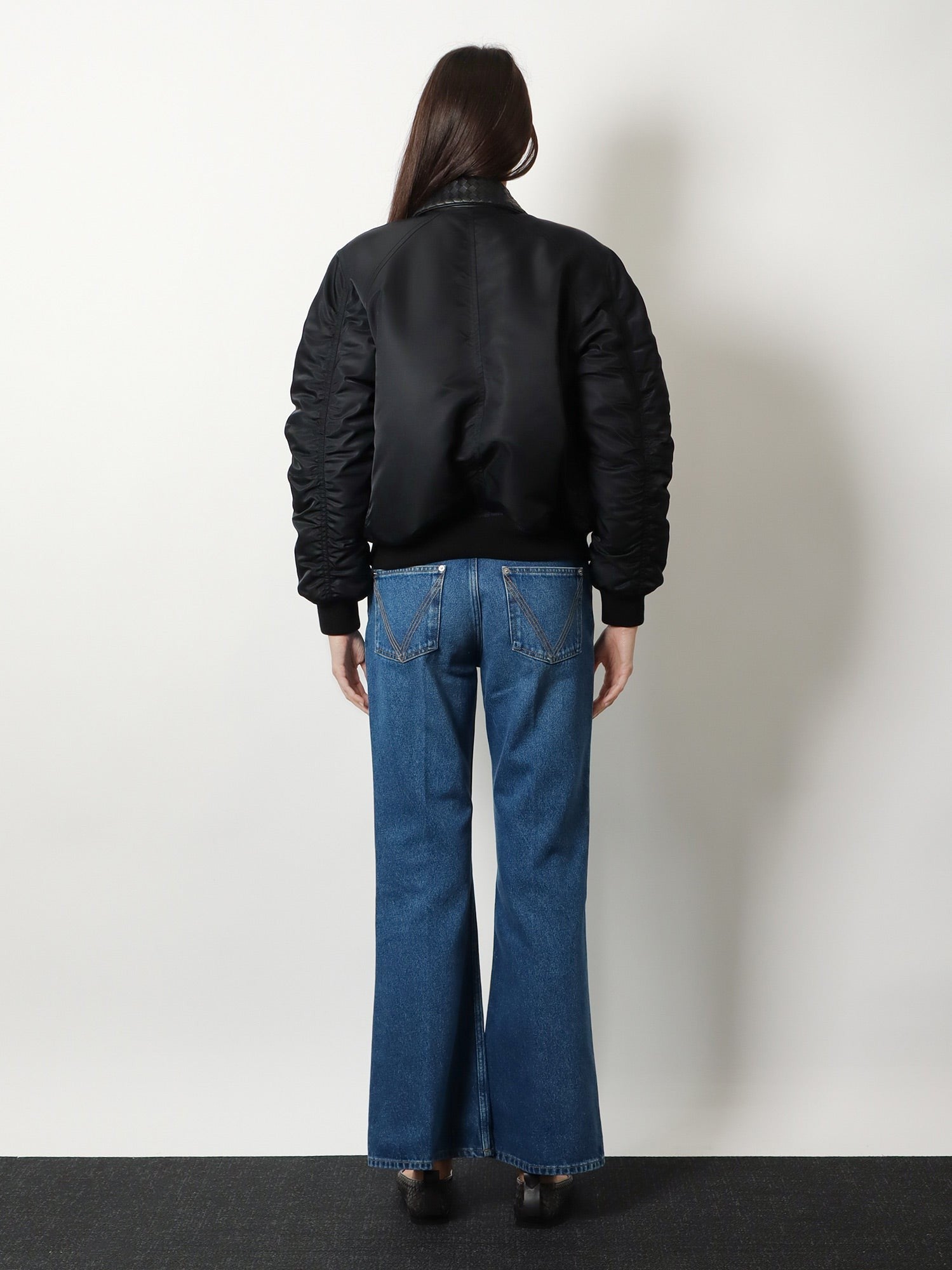 Bottega Veneta Women's Nylon Jacket Black