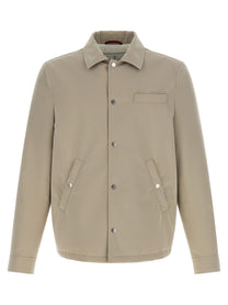 Brunello Cucinelli Nylon Jacket Grey