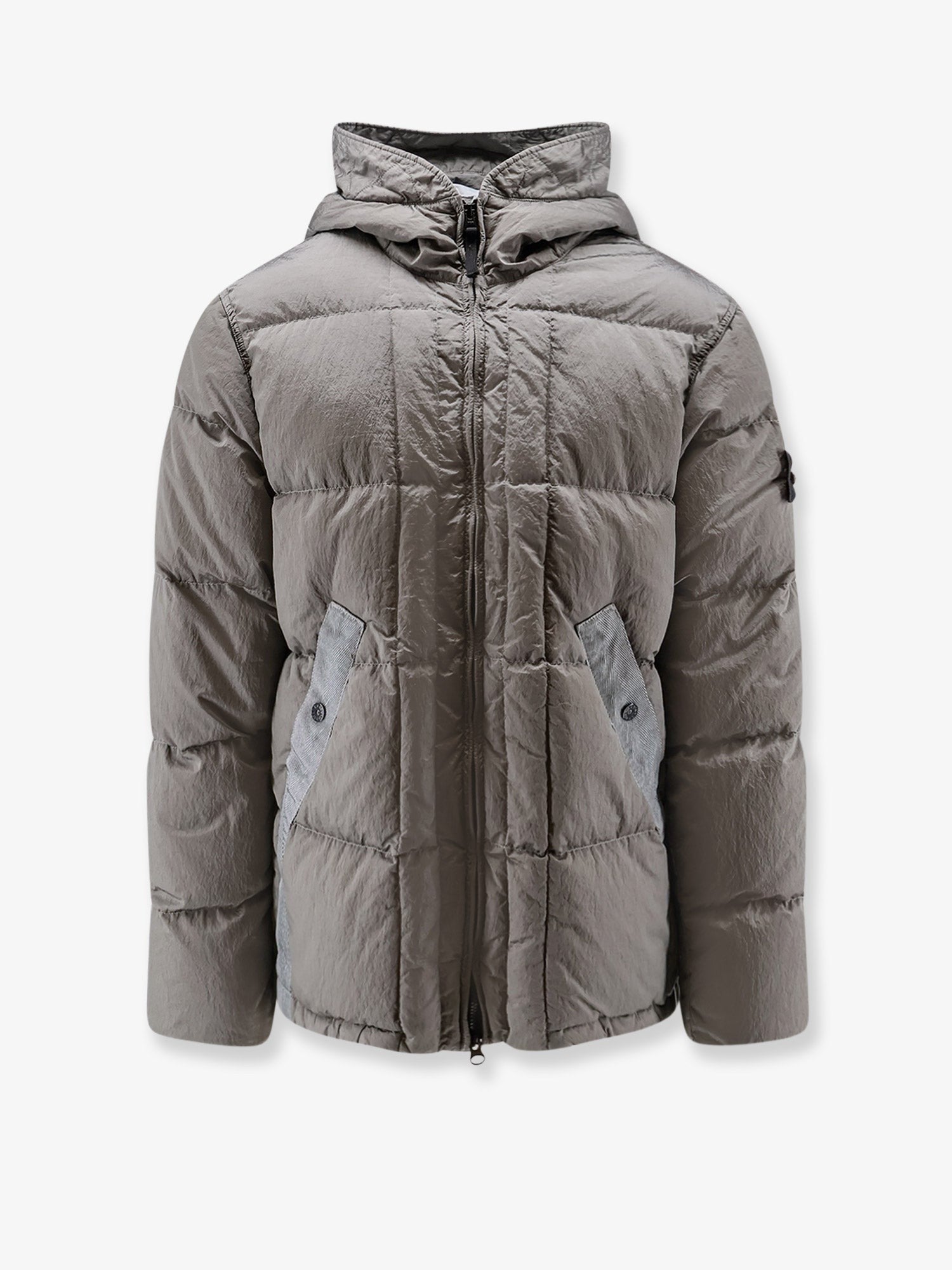 Stone Island Men's Nylon Metal Down Jacket Grey