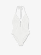 Tory Burch Women's Nylon One Piece Swimsuit White