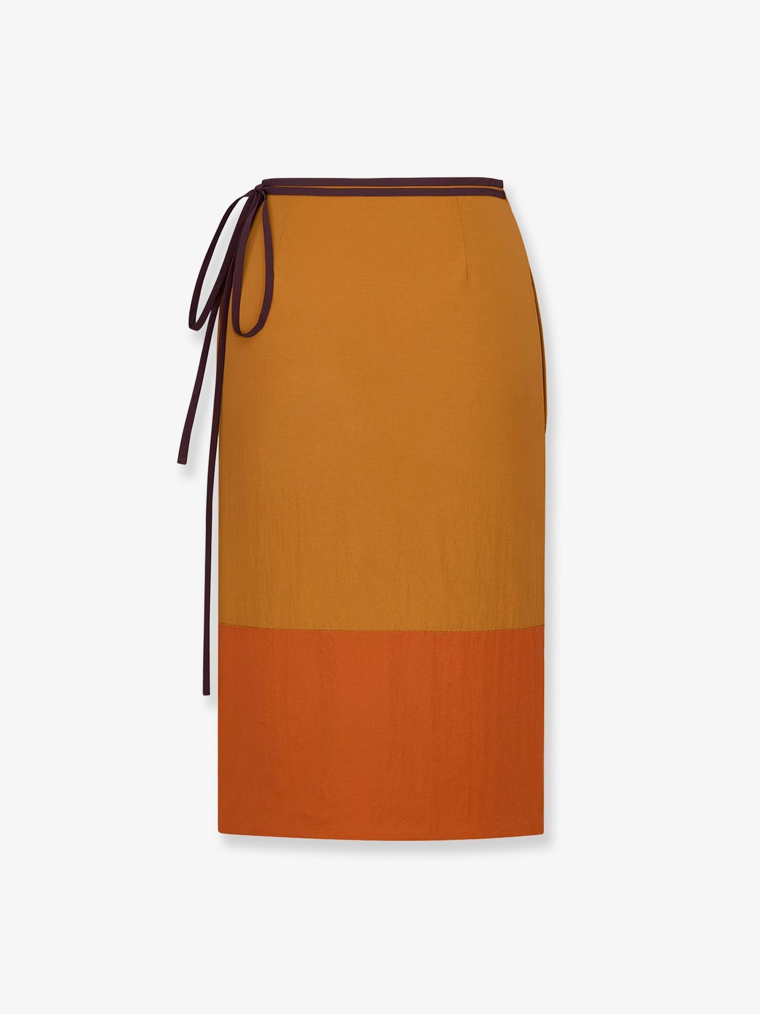 Saint Laurent Women's Pencil Skirt Brown