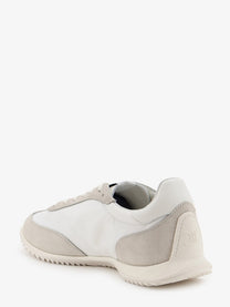 Celine Men's Nylon Racer Sneakers White