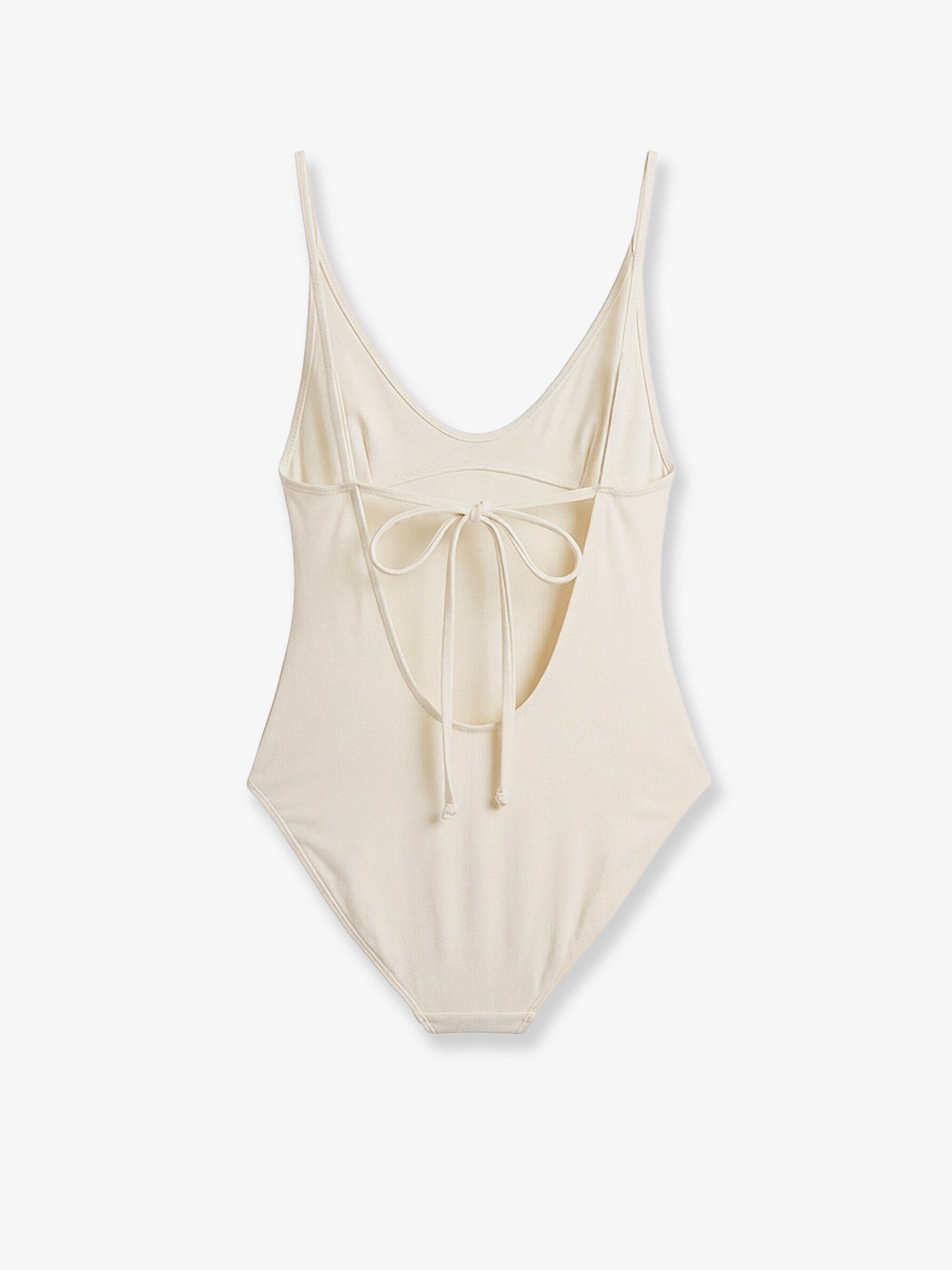 Toteme Women's Nylon Scoop One Piece Swimsuit White
