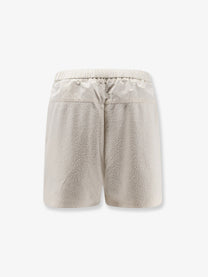 Moncler Women's Bouclé Shorts White