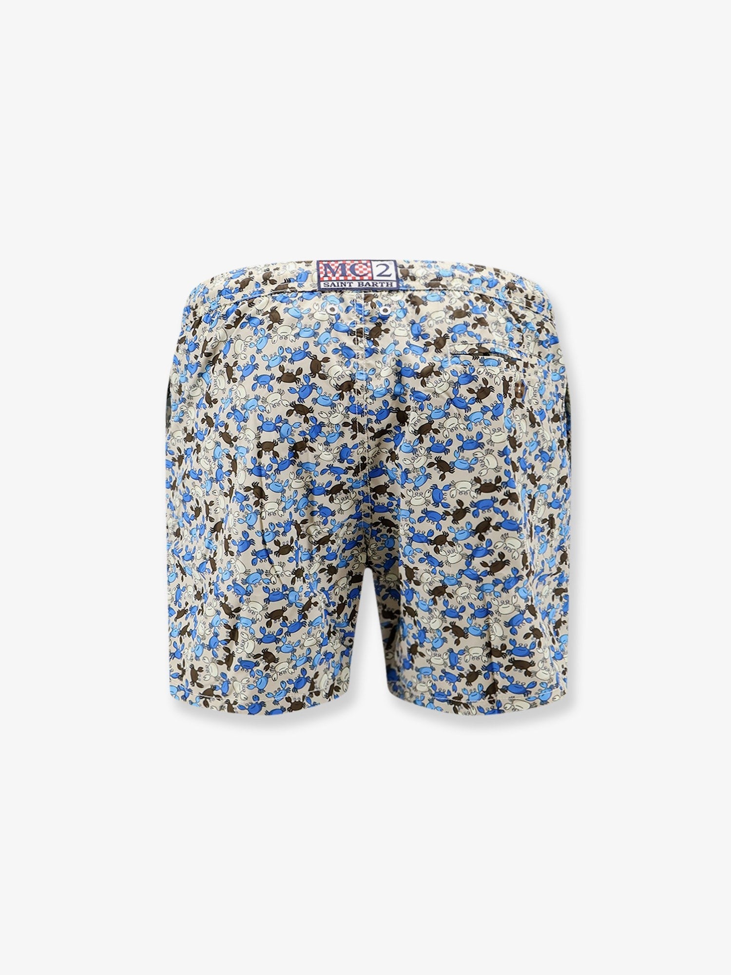 Mc2 Saint Barth Men's Nylon Swim Shorts Brown