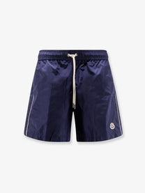 Moncler Men's Nylon Swim Shorts Blue