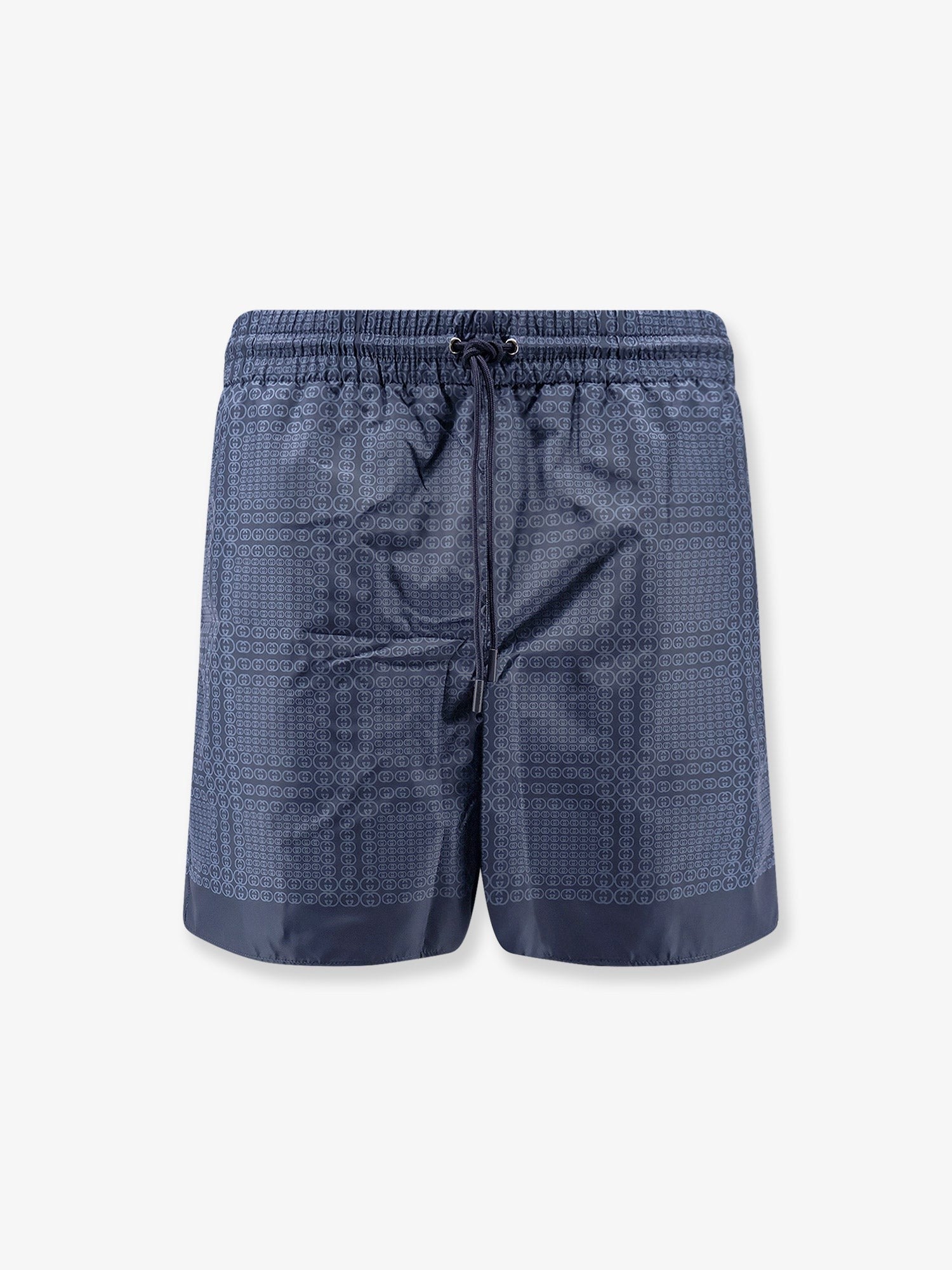 Gucci Men's Nylon Swim Trunks Blue