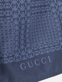Gucci Men's Nylon Swim Trunks Blue