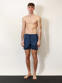 Gucci Men's Nylon Swim Trunks Blue
