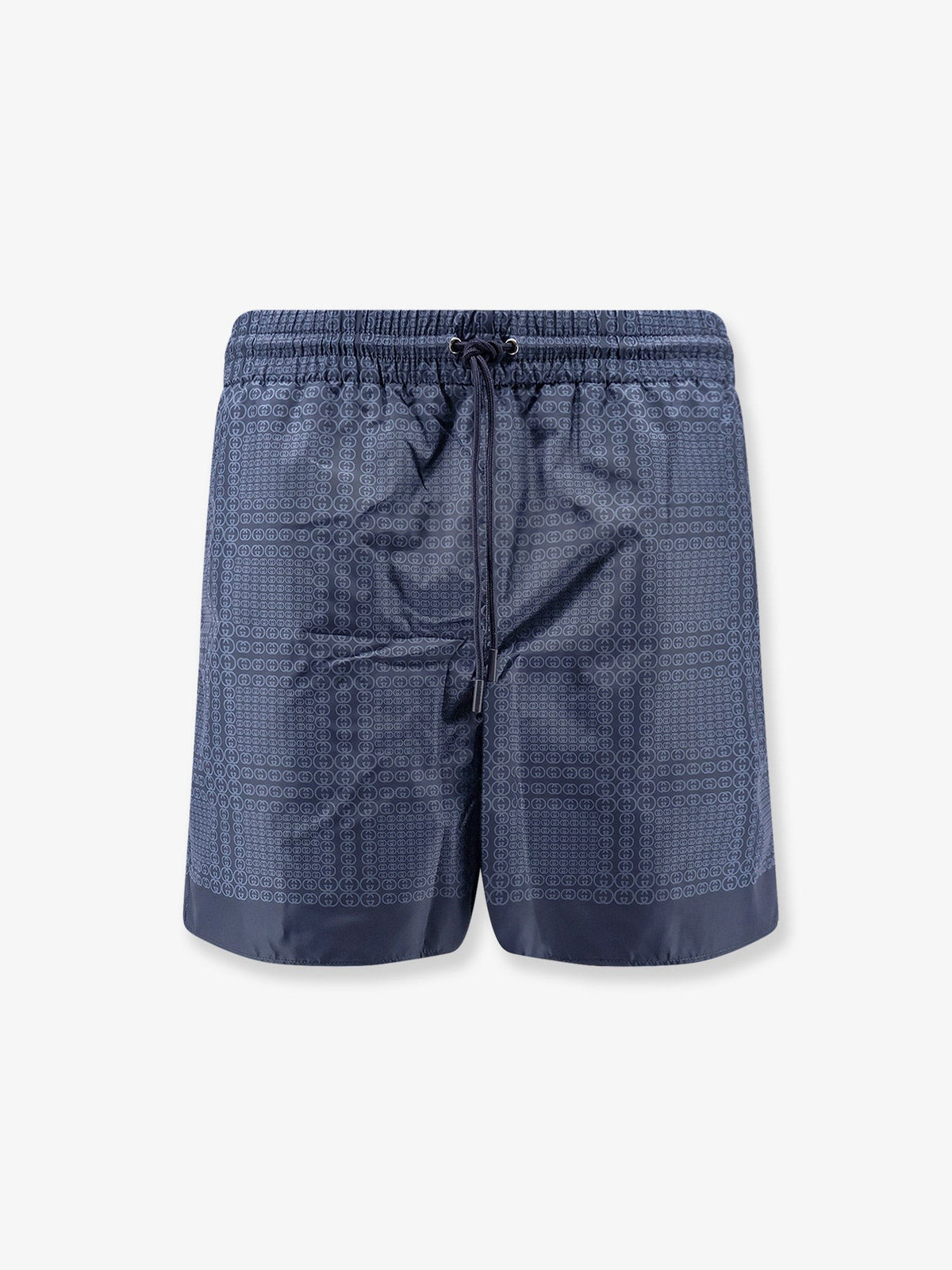 Gucci Men's Nylon Swim Trunks Blue