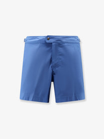 Tom Ford Men's Nylon Swim Trunks Blue