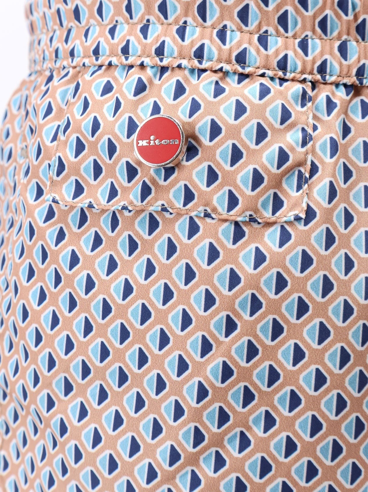 Kiton Men's Nylon Swim Trunks Multicolor