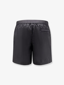 Moncler Men's Nylon Swim Trunks Blue