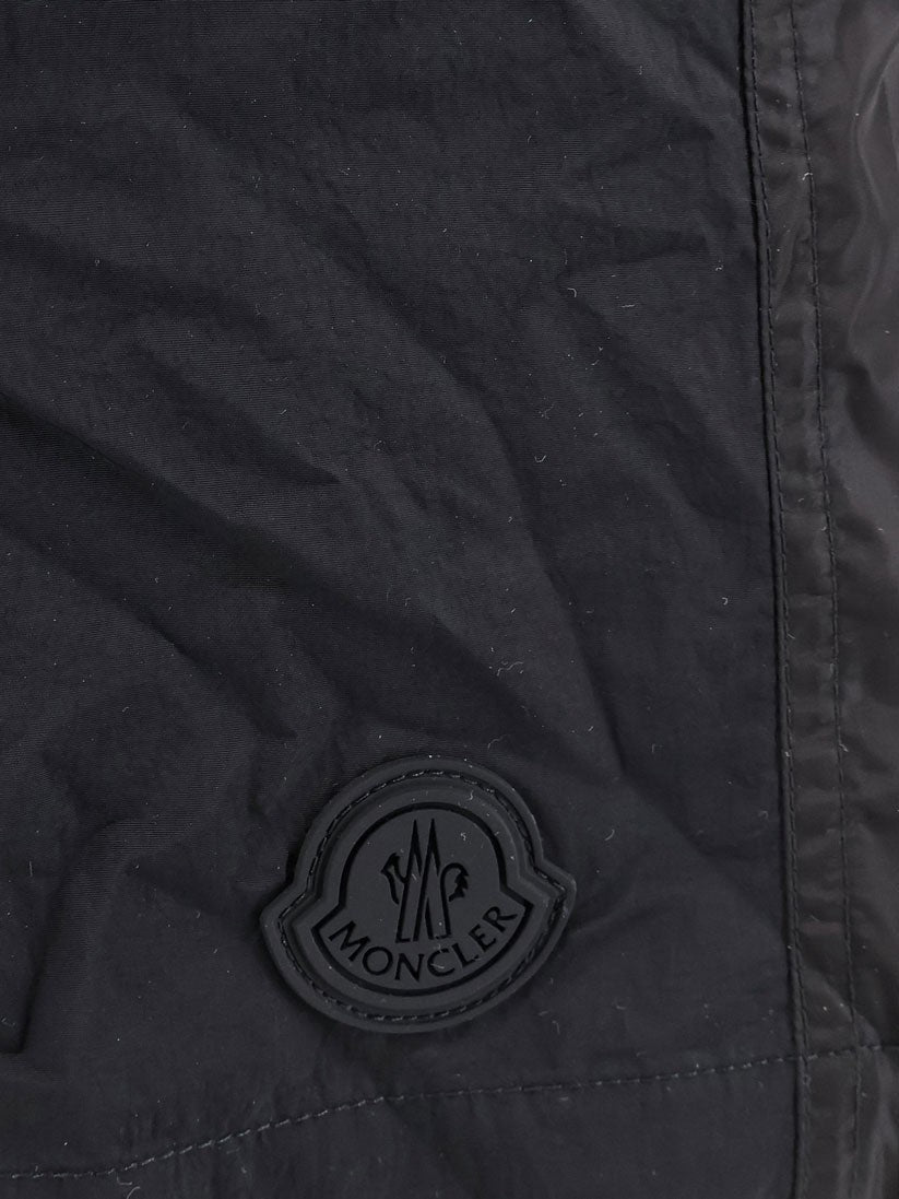 Moncler Men's Nylon Swim Trunks Blue