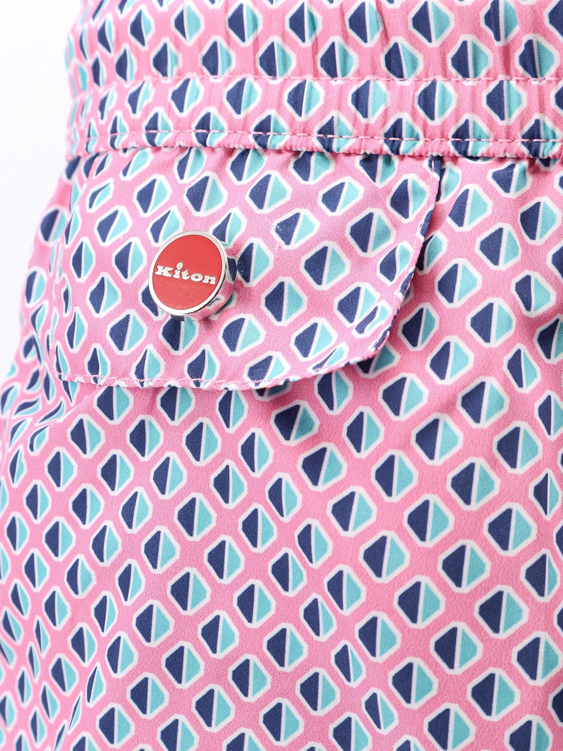 Kiton Men's Nylon Swim Trunks Multicolor