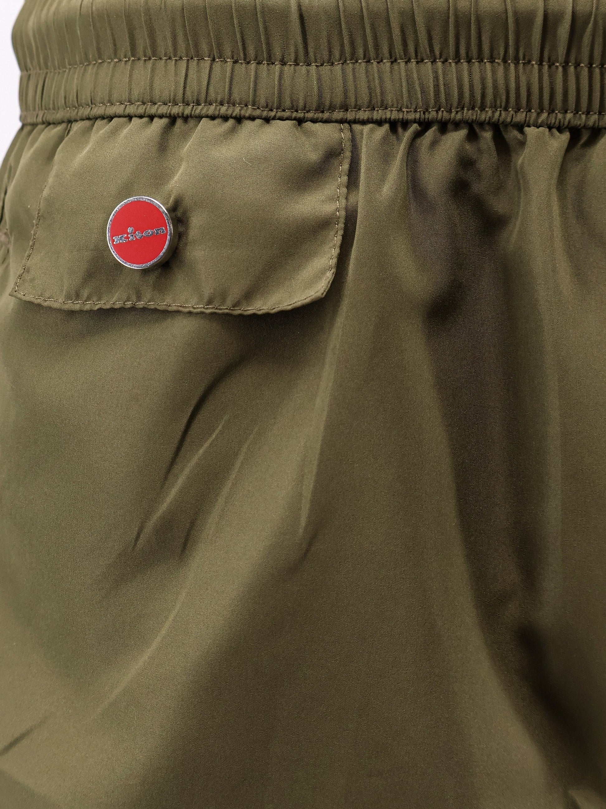 Kiton Men's Nylon Swim Trunks Multicolor