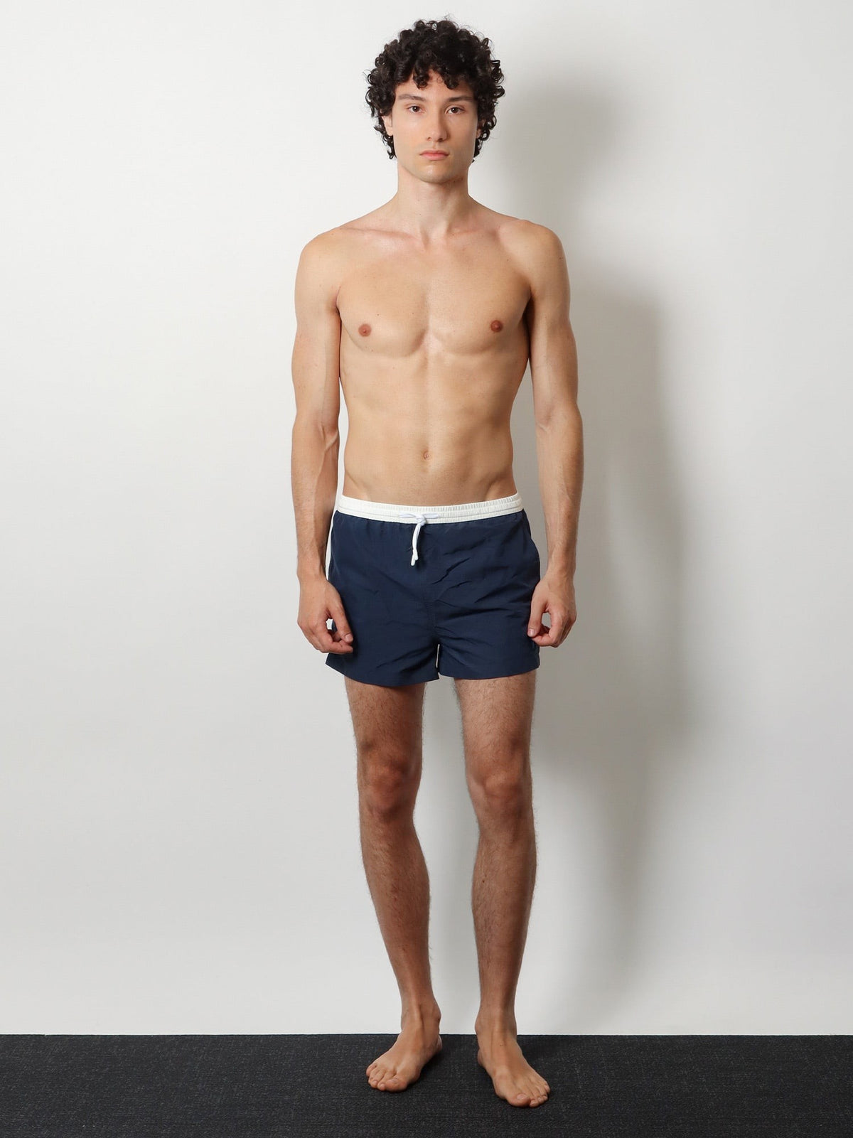 Ami Paris Men's Nylon Swimsuit Multicolor