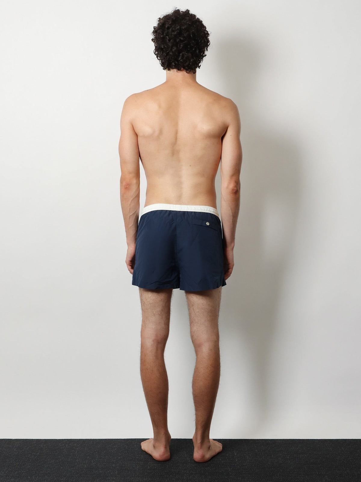 Ami Paris Men's Nylon Swimsuit Multicolor