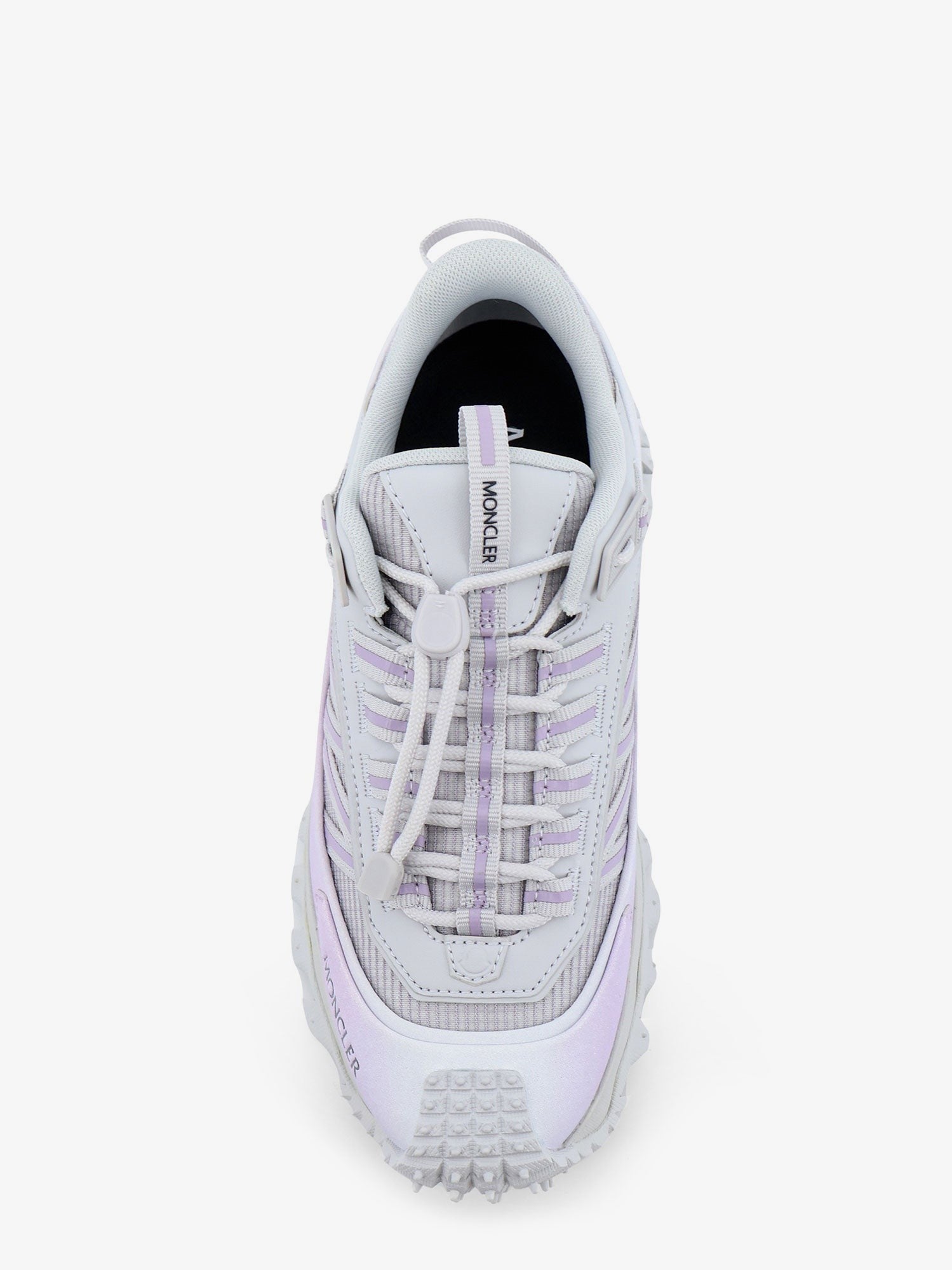 Moncler Women's Nylon Trailgrip Sneakers White