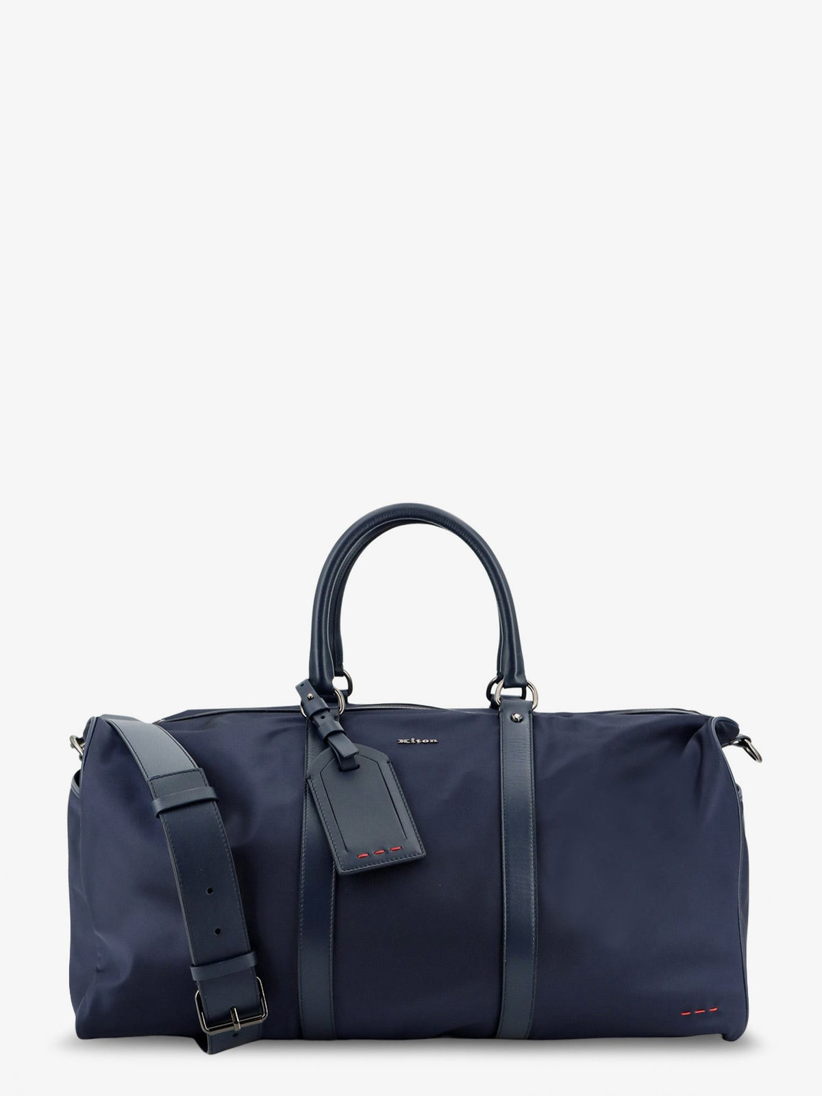 Kiton Men's Nylon Travel Bag Blue
