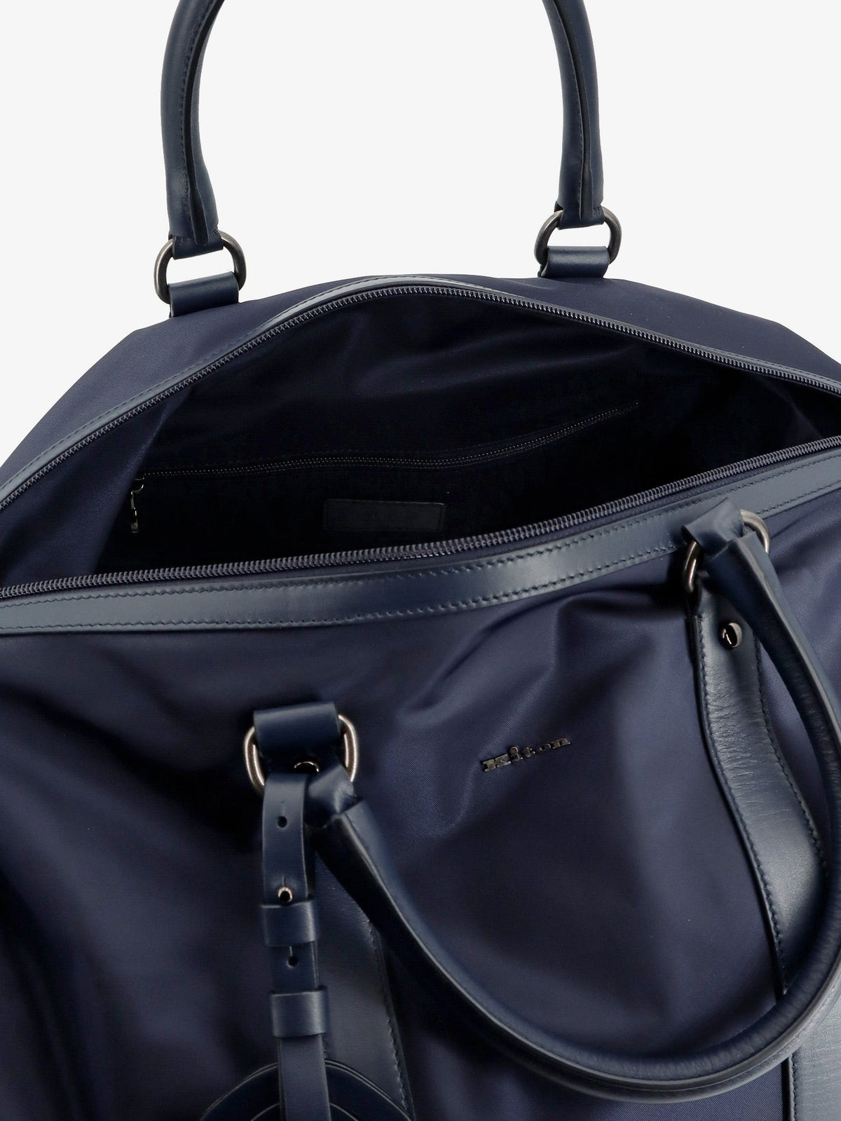 Kiton Men's Nylon Travel Bag Blue