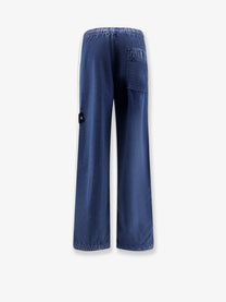 Stone Island Men's Nylon Trousers Blue