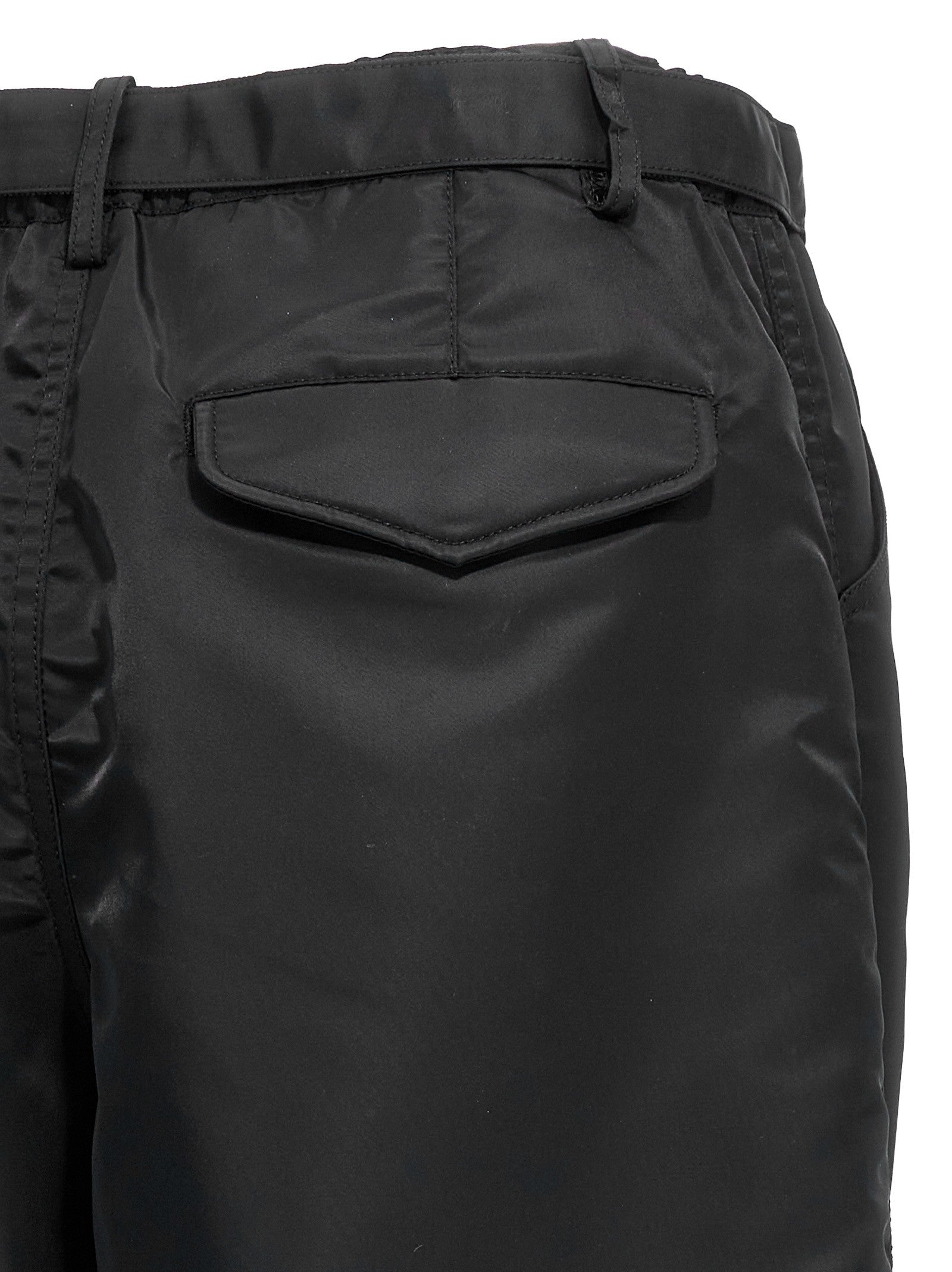 Sacai Nylon Twill Pants Black