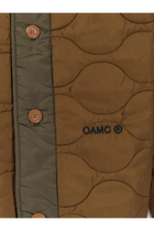 Oamc Peacemaker Men's Combat Liner Quilted Nylon Jacket Beige, view 3