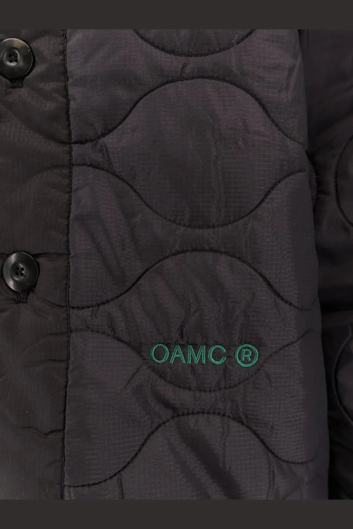 Oamc Peacemaker Men's Compact Liner Quilted Jacket Black, view 3