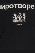 Oamc Peacemaker Men's Cotton Sweatshirt Black, view 3