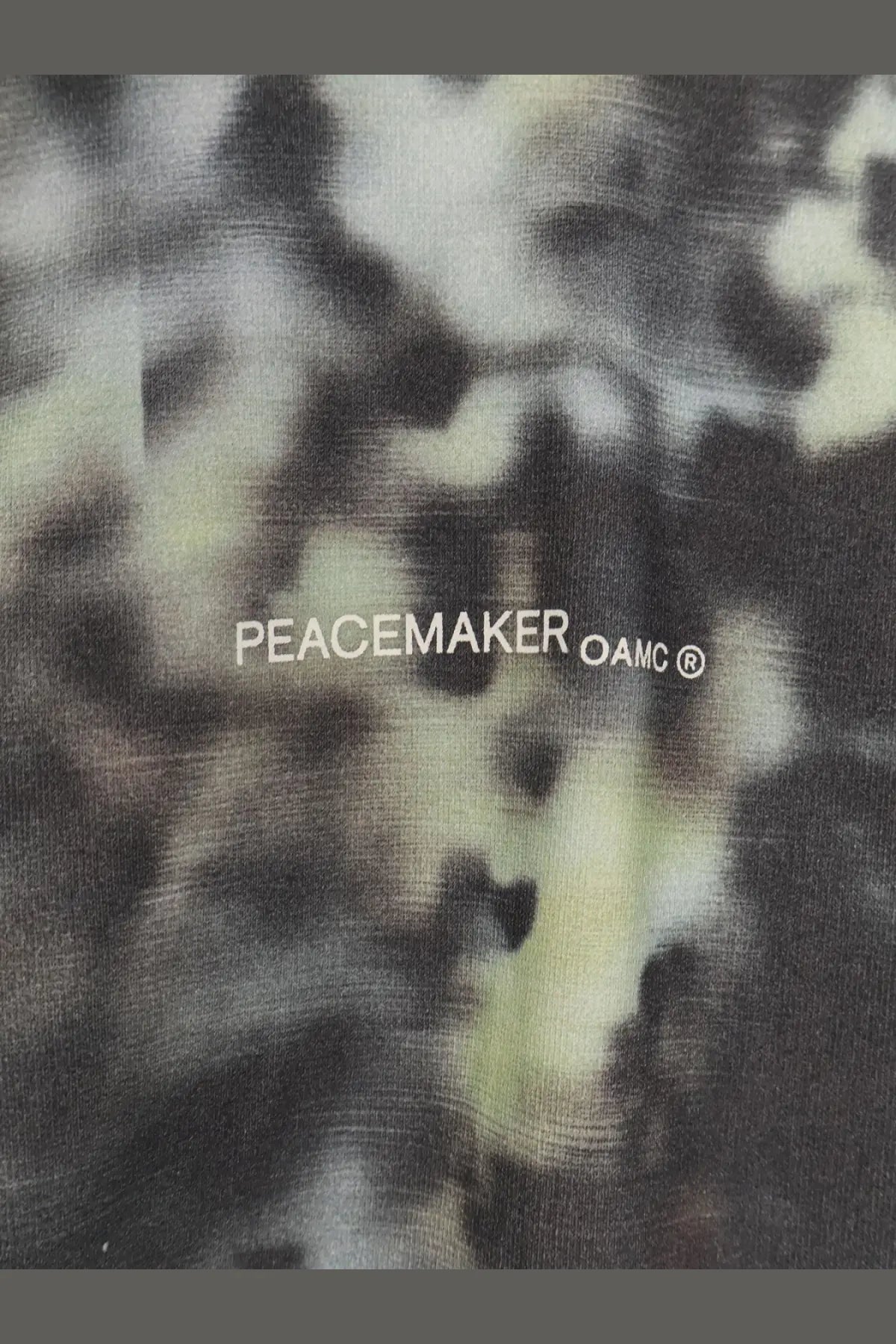 Oamc Peacemaker Men's Cotton Sweatshirt Green, view 3