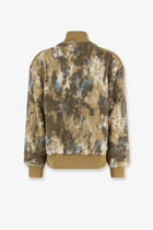 Oamc Peacemaker Men's Fleece Synthetic Fur Bomber Beige, view 2
