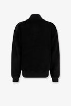 Oamc Peacemaker Men's Fleece Synthetic Fur Bomber Black, view 2
