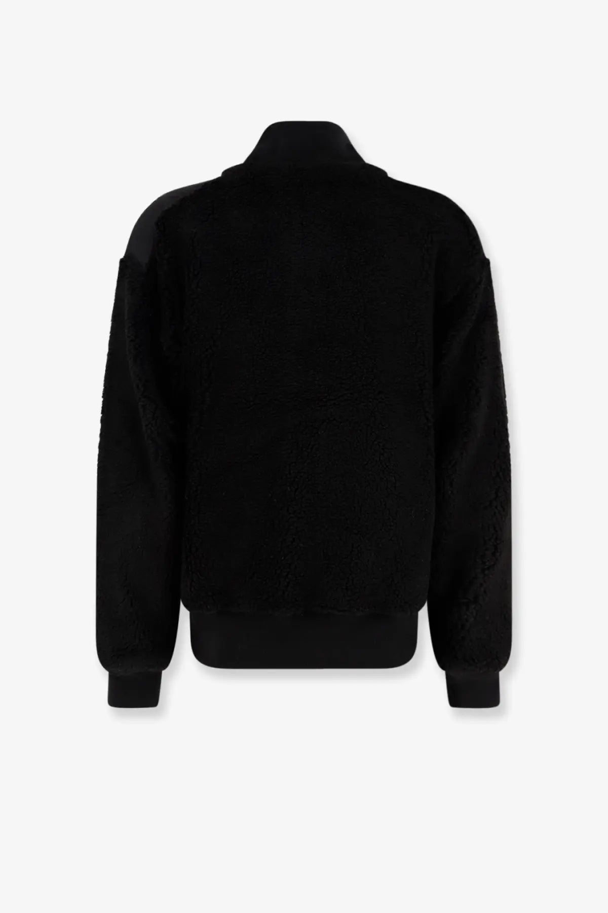 Oamc Peacemaker Men's Fleece Synthetic Fur Bomber Black, view 2