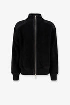 Oamc Peacemaker Men's Fleece Synthetic Fur Bomber Black