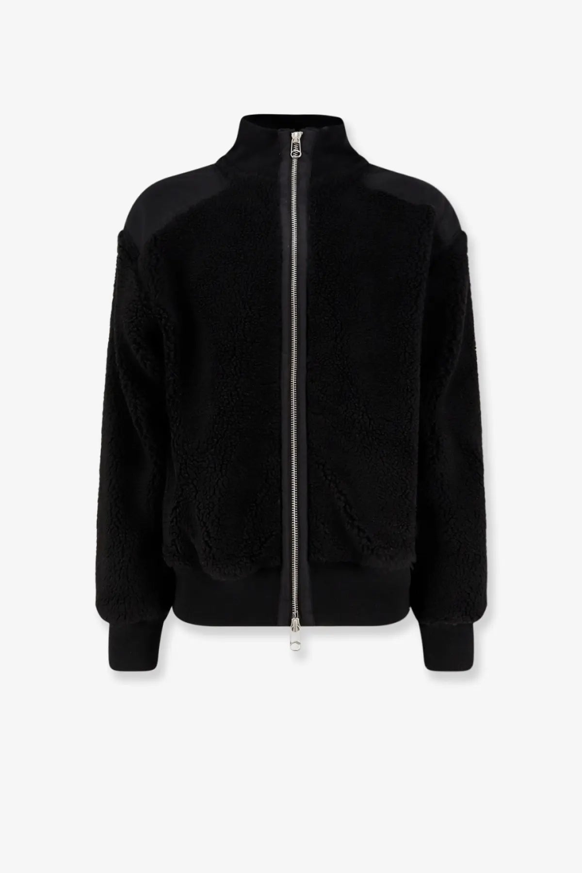 Oamc Peacemaker Men's Fleece Synthetic Fur Bomber Black