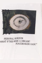Oamc Peacemaker Men's Loose Fit Shirt Landart Print White, view 3