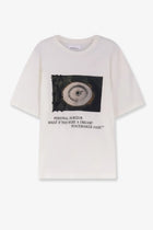 Oamc Peacemaker Men's Loose Fit Shirt Landart Print White