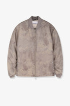 Oamc Peacemaker Men's Minimal Printed Fabric Bomber Green