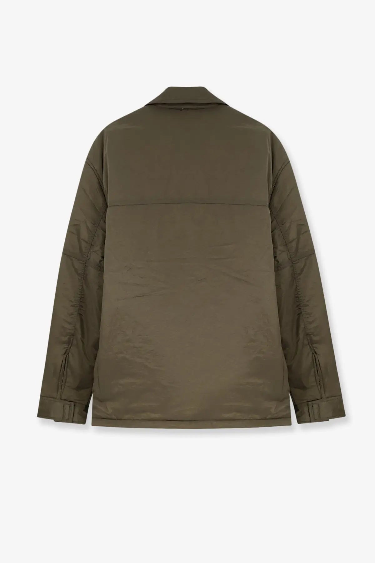Oamc Peacemaker Men's Padded Overshirt Nylon Jacket Green, view 2